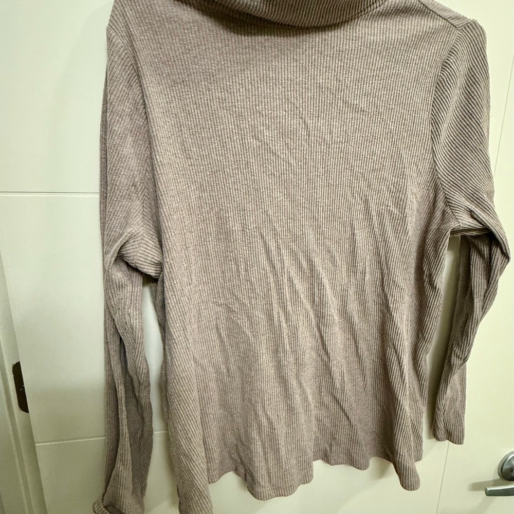 Old Navy Taupe Cowl Neck Sweater